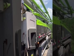 حالة جيدة 2013 أورانج زومليون 43m مضخة الخرسانة بنز شاحنة ارتفاع تغذية 1400mm