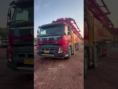 67m شاحنات مضخة خرسانة مثبتة هيدروليكية تماما آلات البناء