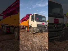 مضخة الخرسانة المركبة على الشاحنة