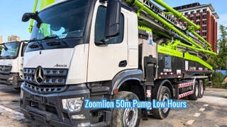 2021 شاحنة مضخة الخرسانة Zoomlion 59m